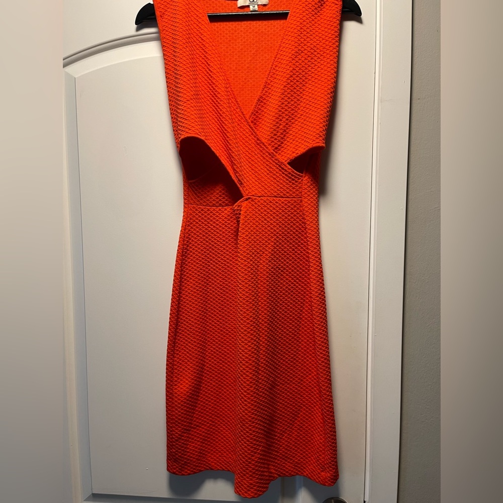Orange dress